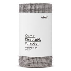 코멧 일회용 수세미 (국내생산), 그레이, 80개, 1개