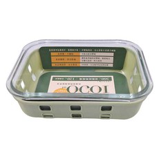 Kinyo 清透耐熱保鮮盒 KLC-2105 新芽綠 1.05L, 1入, 1個