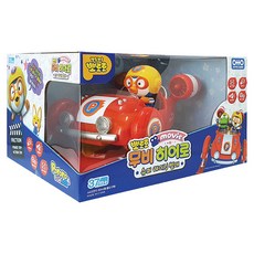 Pororo 淘氣小企鵝 電影英雄 超級賽車雪橇汽車玩具, 1個, 混合色
