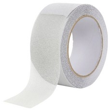 FANCY LIFE 磨砂止滑膠帶 5 x 5cm 透明色, 簡易黏貼，浴室廚房樓梯防滑, 1個