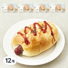 디엔비 소시지빵, 70g, 1개입, 12개