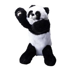 KING JIM Pouzoo 絨毛動物多功能筆袋, 熊貓, 1個