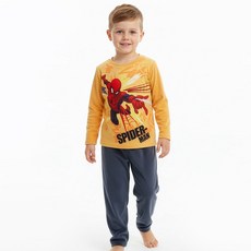스파이더맨 남아용 로우 스판 잠옷 상하 세트 0C3EM28495