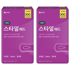 Depend 利清爽 女性用時尚護墊, 14入, 2個, 大型