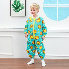 bay-b 兒童用全身美術畫袍 + 防水拉鍊袋, 獅子王