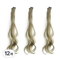 빈템 유니크한 컬러 패션 헤어 피스, 카키, 12개