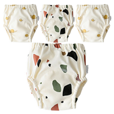 조이멀티 남아용 크림패턴 레몬 공룡 배변훈련팬티 2p, 랜덤발송, 2세트