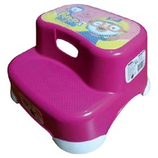 PINOCCHIO Pororo沐浴腳踏凳 R07, 粉色