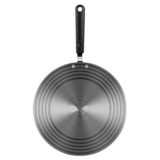 食品級430不銹鋼多功能解凍加熱導熱板 24cm, 黑色, 1個