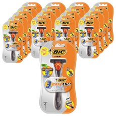 大三刀片易點擊剃須刀, 1入, 18個