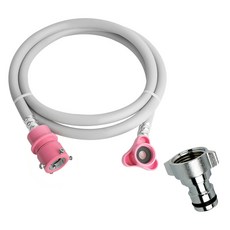 一鍵式熱水洗衣機軟管 2M, 1個