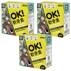 LitoMON 怪獸部落 OK軟骨素 1.5g 30入裝, 維護骨骼/關節, 30入, 3盒