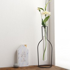 Samho Glass 紅酒杯造型鐵製單支玻璃花瓶 SH12092, 單一顏色