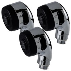 모로43 국산 미용실 샤워기 샴푸헤드, 3개, 크롬