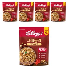 켈로그 넛츠 앤 씨드 그래놀라 시리얼, 500g, 5개