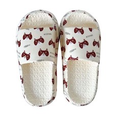 kUSUgURU JAPAN 日本眼鏡貓 Michyoru系列 棉花踩感超Q彈觸感雲朵防水拖鞋, 25.5cm, 紅色