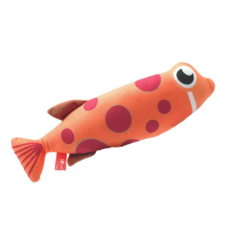 Amy Carol 貓草玩具 貓咪紓壓玩具 貓薄荷玩具 寵物互動玩具 可愛造型 安全材質, 吉鯉魚, 1個