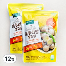조인 누테이블 메추리알 장조림, 350g, 12입