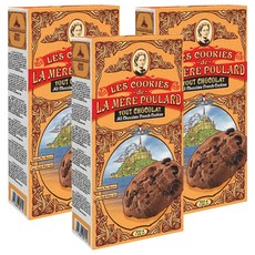 La Mere Poulard 濃郁巧克力餅乾, 3盒, 200g