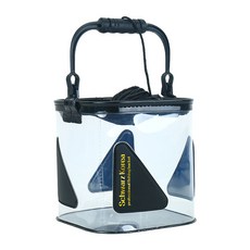 Schwartz 韓國透明連帽衫包, 水桶(黑色)+組件(隨機出貨)