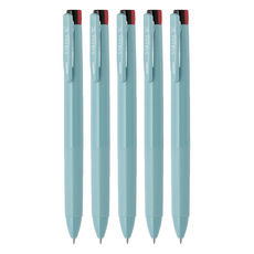 ZEBRA 斑馬牌 SARASA CLIP 3色鋼珠筆 0.4, 霧藍色, 5支