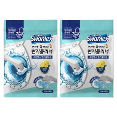 hanul Swanlex 可沖式馬桶清潔刷補充包 12入, 檸檬味, 2個