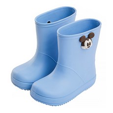 BORUI 柏睿鞋業 迪士尼 DISNEY 立體造型飾釦中筒輕量兒童雨鞋
