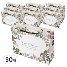 Lead Home 可愛的花卉塗層購物袋支架, 混色, 30個