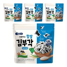 베베쿡 처음먹는 찹쌀 김부각 과자, 오리지널, 20g, 4개