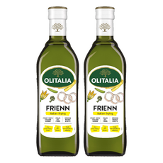 OLITALIA 奧利塔 高溫專用葵花油, 含有三倍單元不飽和脂肪, 新配方添加天然抗氧化維生素E, 發煙點高達230度, 750ml, 2瓶