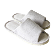 台灣犀利趴 家居拖鞋 鞋面/中底: 聚酯纖維、棉, 米咖啡色, 1雙