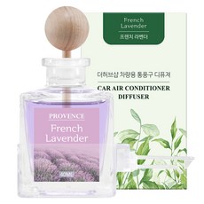 더허브샵 차량용 통풍구 디퓨저 40ml 본품, 프렌치라벤더, 1개