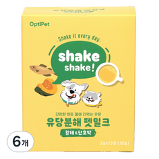 옵티펫 반려동물 유당분해 펫밀크, 30g, 6개, 황태