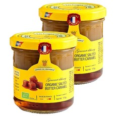 꼼드프로방스 유기농 솔티드 버터카라멜 잼, 2개, 170g