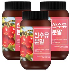 건강스토리 산수유 분말, 200g, 3개