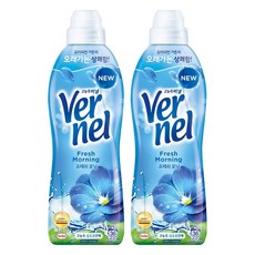 Vernel 高濃縮纖維柔軟精 清新早晨香 正裝, 900ml, 2個