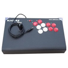 經典運動動作拼圖射擊大戰賽車遊戲遊樂場MAME32拳皇7鐵拳7專用搖桿 黑色, DHU-4300D, 1個