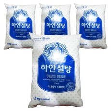 백설 하얀설탕, 4.5kg, 4개