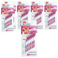 3M 護牙牙間刷 L型, 0.7mm, 12支, 6組