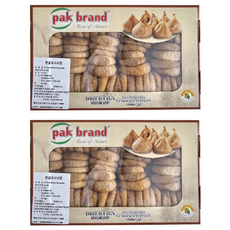 pak brand 無花果乾 包裝隨機, 2包, 1kg