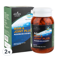 애드웰하우스 엠에스엠 & 조인트 플러스 영양제, 120정, 2개