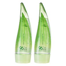 HOLIKA HOLIKA 蘆薈水潤配方96%清爽舒緩凝膠, 250ml, 2個