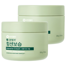 GREEN FINGER 綠手指 超級食物深層滋潤保濕霜 藍莓麝香, 300g, 2罐