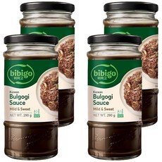 CJ bibigo 韓式頂級燒烤拌醬 原味, 微甜獨特口感不死鹹，醃、烤、煎、炒皆宜, 290g, 4瓶