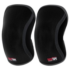 하빈져 락테이프 어쎄신 니 슬리브 블랙 5mm, 1세트