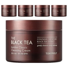 TONYMOLY The Black Tea經典倫敦紅茶卸妝霜, 200ml, 5罐
