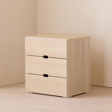 제이디퍼니처 로미 II 3단 서랍장, 백아카시아