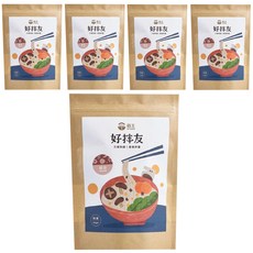 菇王 好拌友 方便包 綜合 Set 12, 古法缸釀，無基因改造，茹素者適用, 336g, 5袋