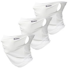 UNOS 涼感多功能圍脖 3入, 白色