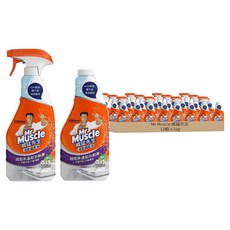 Mr Muscle 威猛先生 浴室超潔淨清潔劑套裝 有效去除皂垢 溫和不刺激, 1kg, 12組